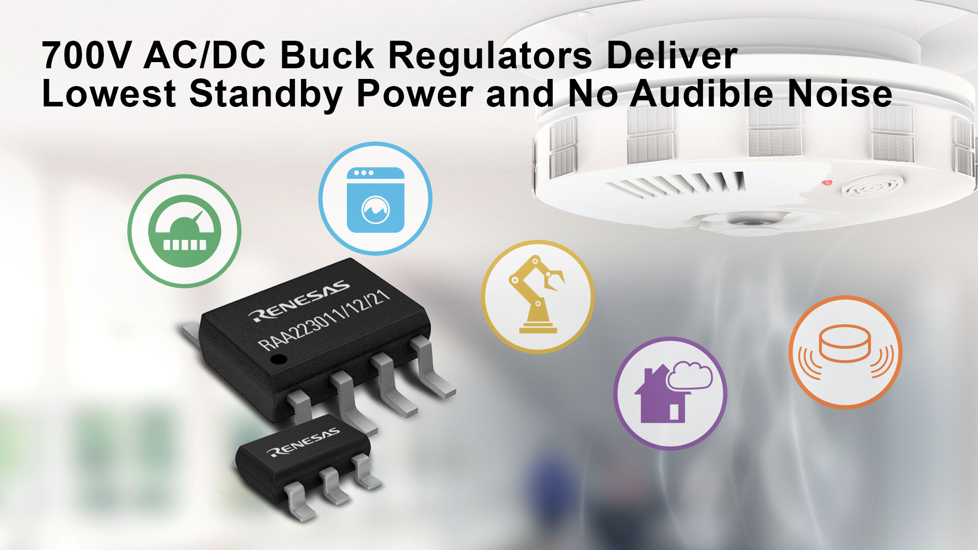 700V Buck Regulators w/ Unmatched Features for Home Appliances
